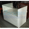Prodejní pult jednoduchý D100xH70xV90cm skleněný