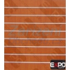 Drážkový panel MalýVýška121xŠířka121cm Třešeň