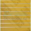 Drážkový panel Výška121xŠířka122cm Žlutý